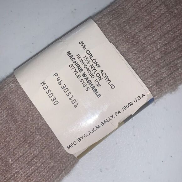 NWT Vintage Tan Gold Toe Women’s Ribbed Socks 7.5-13 - Picture 7 of 15